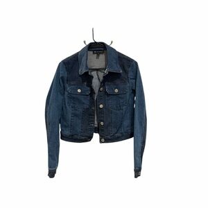 INC International Concepts Dark Blue Jean Jacket